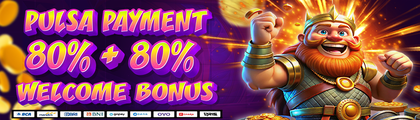 WELCOME BONUS 80% PULSA [NEW MEMBER] 100 RIBU